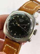 Thumbnail von Heuer Camaro Vintage Chronograph Black Dial ref 7743 37mm 7743