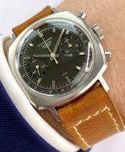 Thumbnail von Heuer Camaro Vintage Chronograph Black Dial ref 7743 37mm 7743