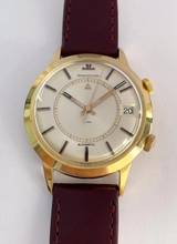 Thumbnail von Jaeger-LeCoultre Memovox Servierte (580e) Memovox Solid Gold Bumper Automatik Datum 37mm