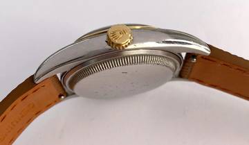 Thumbnail von Rolex Datejust 36 Early 1950ties Datejust 36mm Original Dial Roulette Date Automatic Vintage Ref 6155 6105