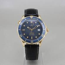 Thumbnail von Omega Seamaster Diver 300 M Automatik 18k Gold Faltschliesse Full Set Top Zustand