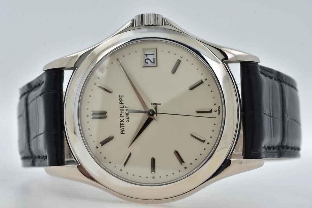 Patek Philippe Calatrava 18k white gold Weißgold 37mm 5107G-001 