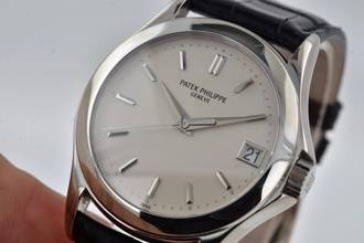 Thumbnail von Patek Philippe Calatrava 18k white gold Weißgold 37mm 5107G-001