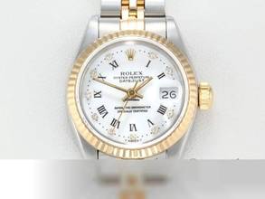 Thumbnail von Rolex Lady-Datejust Edelstahl Gelbgold 750 Diamanten Automatik Gold Stahl Stainless Steel 18kt Yellow Gold Jubilé-band Chronometer Oyster White Dial