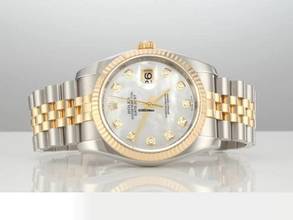 Thumbnail von Rolex Datejust 36 36mm 116233 Perlmutt Diamanten 2011 Stahl Gelbgold 750 Automatik Stainless Steel 18kt Yellow Gold Jubilé-band Chronometer Oyster