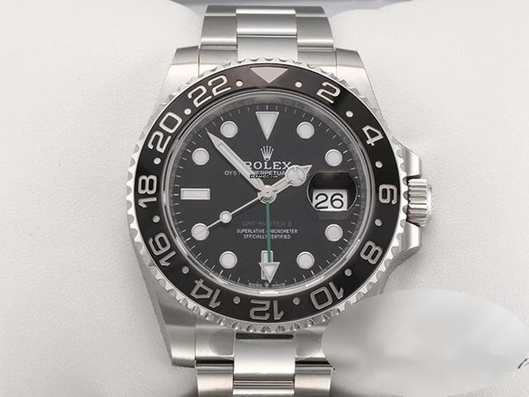 Rolex GMT-Master II Ungetragen Rolex Gmt Master II 126710grnr 2026 Edelstahl Automatik Stahl Zweite Zeitzone Stainless Steel Oyster-band Chronometer Black Dial