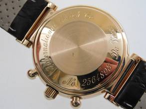 Thumbnail von IWC Da Vinci Perpetual Calendar 18 Karat Rotgold Da Vinci Ewiger Kalender im Traumzustand 18 Kt Rotgold mit original Schließe und neuem Krokoband.