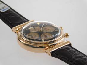 Thumbnail von IWC Da Vinci Perpetual Calendar 18 Karat Rotgold Da Vinci Ewiger Kalender im Traumzustand 18 Kt Rotgold mit original Schließe und neuem Krokoband.