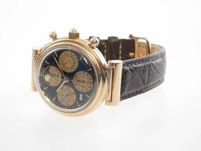 Thumbnail von IWC Da Vinci Perpetual Calendar 18 Karat Rotgold Da Vinci Ewiger Kalender im Traumzustand 18 Kt Rotgold mit original Schließe und neuem Krokoband.