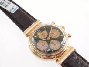 Thumbnail von IWC Da Vinci Perpetual Calendar 18 Karat Rotgold Da Vinci Ewiger Kalender im Traumzustand 18 Kt Rotgold mit original Schließe und neuem Krokoband.