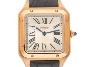 Thumbnail von Cartier Santos Dumont PM kleines Modell Ref.WGSA0022 2025 Full Set Ungetragen Santos-Dumont PM kleines Modell 18kt Roségold