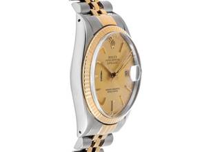 Thumbnail von Rolex Datejust 36 Ref.16013 1985 Box&Beschreibung sehr gut Vintage Datejust Stahl 18kt Gelbgold open 6/9