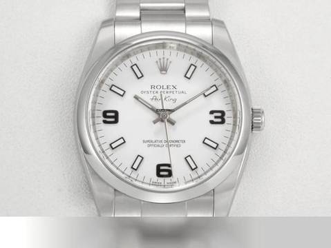  Rolex Air King 34mm Medium 114200 2011 Edelstahl Automatik Stahl 