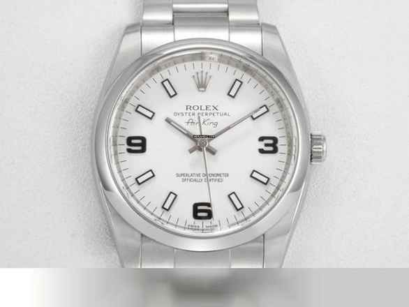  Rolex Air King 34mm Medium 114200 2011 Edelstahl Automatik Stahl 