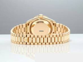Thumbnail von Rolex Lady-Datejust Gelbgold 750 Diamanten Brillanten Automatik Gold Damen 18kt Yellow Gold President-band Chronometer Oyster