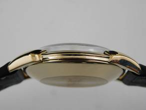 Thumbnail von Vacheron Constantin Fancy Lugs 18 Karat Gelbgold email Dial Herrenuhr Rarität im Top Zustand seltenes Herrenmodell mit Handaufzug P 454 / 5B 34 mm