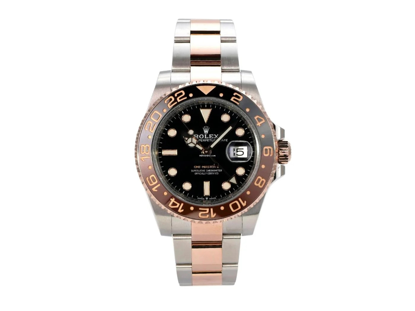 Rolex GMT-Master II Edelstahl / 18 kt Everose-Gold Ref. 126711CHNR