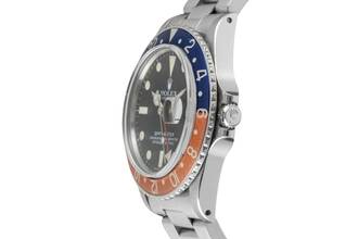 Thumbnail von Rolex GMT-Master 'Pepsi' Edelstahl Automatik Herrenuhr Ref. 16750 Klassiker