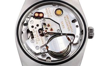 Thumbnail von Rolex Datejust Oysterquartz Silver Dial Stahl Weissgold Herrenuhr Ref. 17014 B&P