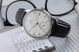 Thumbnail von IWC Portugieser Handaufzug 8 Tage Handaufzug Stahl Herrenuhr Ref. IW510203