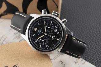 Thumbnail von IWC Fliegeruhr Chronograph Pilot Chronograph Edelstahl Quarz Herrenuhr Edelstahl Ref. IW374101