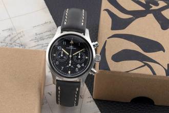 Thumbnail von IWC Fliegeruhr Chronograph Pilot Chronograph Edelstahl Quarz Herrenuhr Edelstahl Ref. IW374101