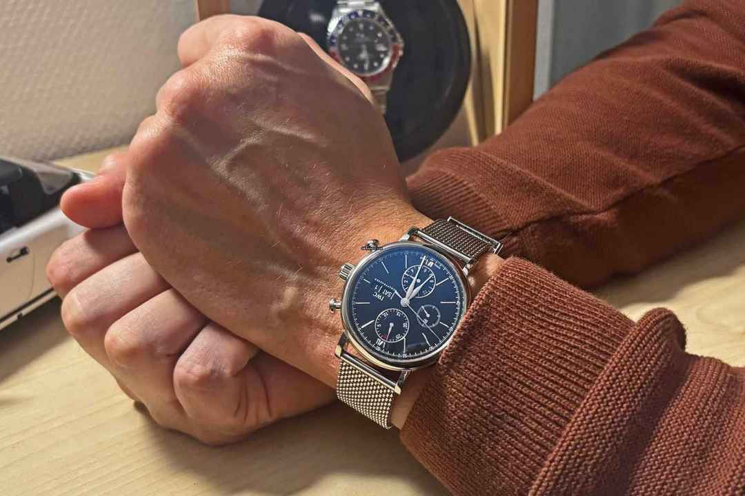  IWC Portofino Chronograph perfekte IW391010 deutsche Auslieferung mit neuem Service 