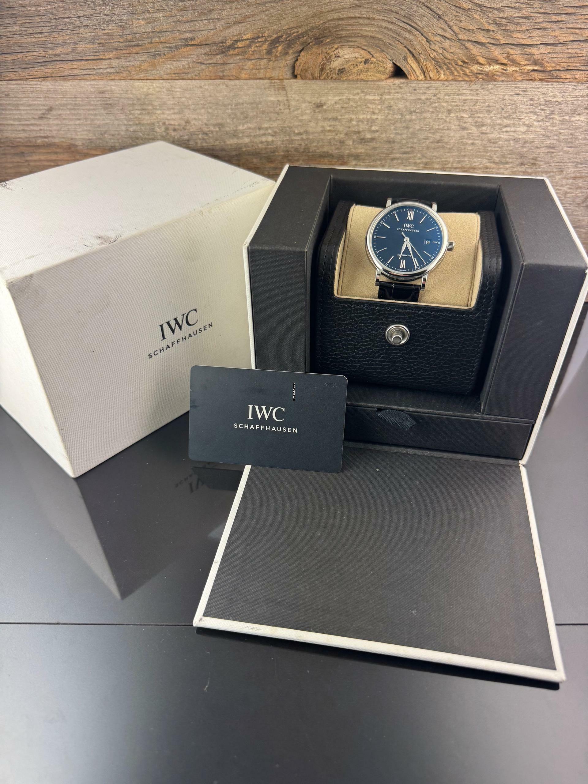 Thumbnail von IWC Portofino Automatic 40 Black Dial - Box & Papiere 2018