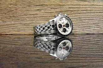 Thumbnail von Tudor Prince Date Chronograph Panda Porzellan Dial VERY NICE 79260 Automatik 40MM