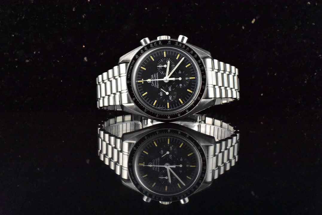  Omega Speedmaster Professional Moonwatch Apollo XI 25th Anniversary Limited Edition unpoliert Box & Papiere 