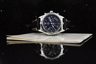 Thumbnail von Breitling Chrono Cockpit A30012 A30012 Black Dial Automatik - Vintage 1996