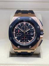 Thumbnail von Audemars Piguet Royal Oak Offshore Chronograph Rosegold 18Kt. WITH BOX AND PAPERS LIKE NEW year:2019 SERVICED 44mm