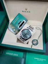 Thumbnail von Rolex Datejust 41 41mm 126300 Green dial Oyster Bracelet Unworn/New condition 12-2025