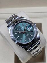 Thumbnail von Rolex Datejust 41 41mm 126300 Green dial Oyster Bracelet Unworn/New condition 12-2025