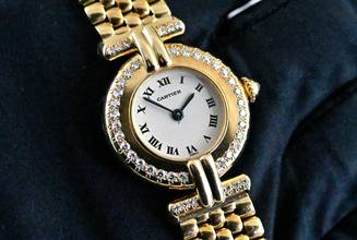 Thumbnail von Cartier Colisee Diamond | 8057911 | Yellowgold | with orig. gold bracelet