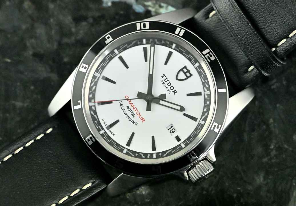  Tudor Grantour Date 20500N | CC100 Full Set 2012 | white dial | Steel 