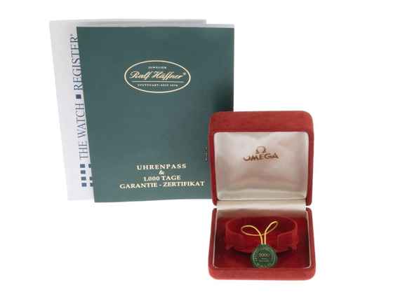  Omega Seamaster Automatic Day-Date Ref.166.0213.1 1977 original Box sehr gut Vintage Seamaster Day-Date Automatic Green Dial 