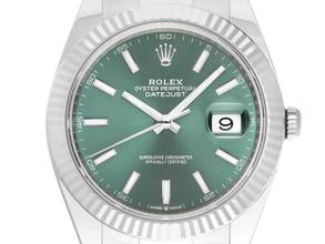 Thumbnail von Rolex Datejust 41 Ref.126334 2025 Full Set Ungetragen Datejust Mintgrün