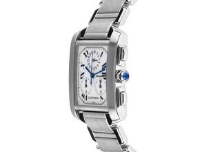 Thumbnail von Cartier Tank Française GM Großes Modell Ref.2303 2004 Box&Beschreibung sehr gut Vintage Tank Francaise GM Großes Modell