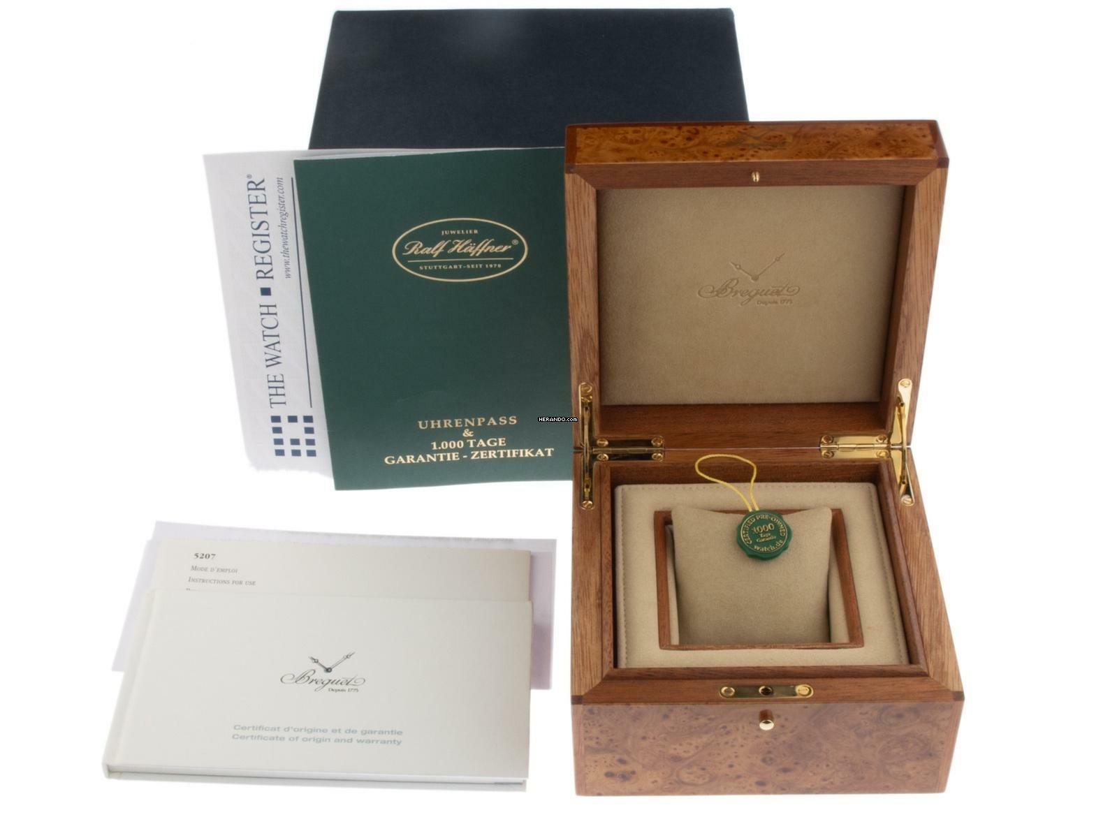  Breguet Classique Ref.5207BA129V6 2017 Full Set wie Neu Classique 18kt Gelbgold 93g Krokoleder Faltschließe 