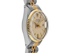 Thumbnail von Rolex Oyster Perpetual Lady Date Ref.6517 1970 Box&Beschreibung sehr gut Vintage Oyster Perpetual Date Lady open 6/9
