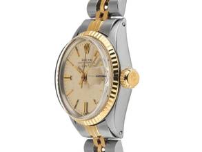 Thumbnail von Rolex Oyster Perpetual Lady Date Ref.6517 1970 Box&Beschreibung sehr gut Vintage Oyster Perpetual Date Lady open 6/9