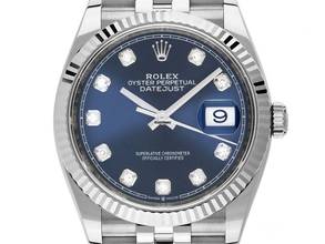Thumbnail von Rolex Datejust 36 Diamanten Ref.126234 2021 Full Set wie Neu Datejust Diamanten Stahl 18kt Weißgold