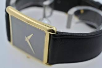 Thumbnail von Piaget Jumbo Tank Ultra Thin Automatic 18k yellow gold LC100 Vintage