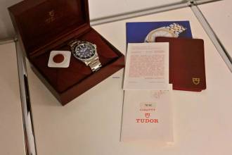 Thumbnail von Tudor Submariner 79190 Vintage Tritium Blue Dial Sapphire LC100 NOS