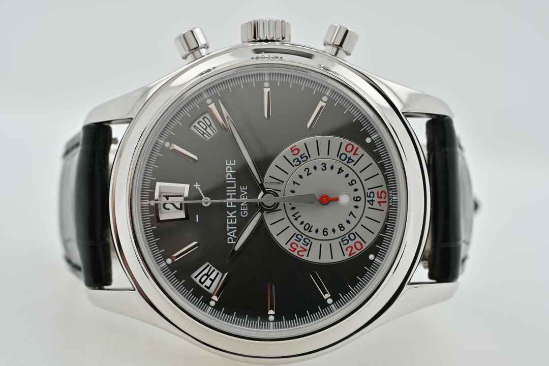 Patek Philippe Annual Calendar Chronograph Jahreskalender 950pt Platin Platinum Chronograph 5960P-001 Service 2026 