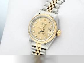 Thumbnail von Rolex Lady-Datejust Edelstahl Gelbgold 750 Diamanten Automatik Gold Stahl Damen