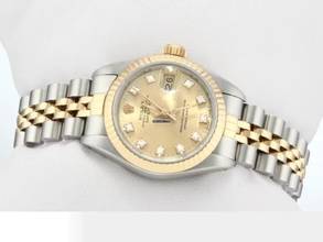 Thumbnail von Rolex Lady-Datejust Edelstahl Gelbgold 750 Diamanten Automatik Gold Stahl Damen