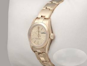 Thumbnail von Rolex Oyster Perpetual 26 Lady Oyster Perpetual 26mm Gelbgold 750 1995 Automatik Gold Damenuhr
