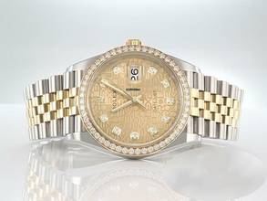 Thumbnail von Rolex Datejust 36 126283rbr Stahl Gelbgold 750 Diamanten Automatik Edelstahl 18kt Gelbgold Jubiläumsarmband Chronometer Oyster Gold